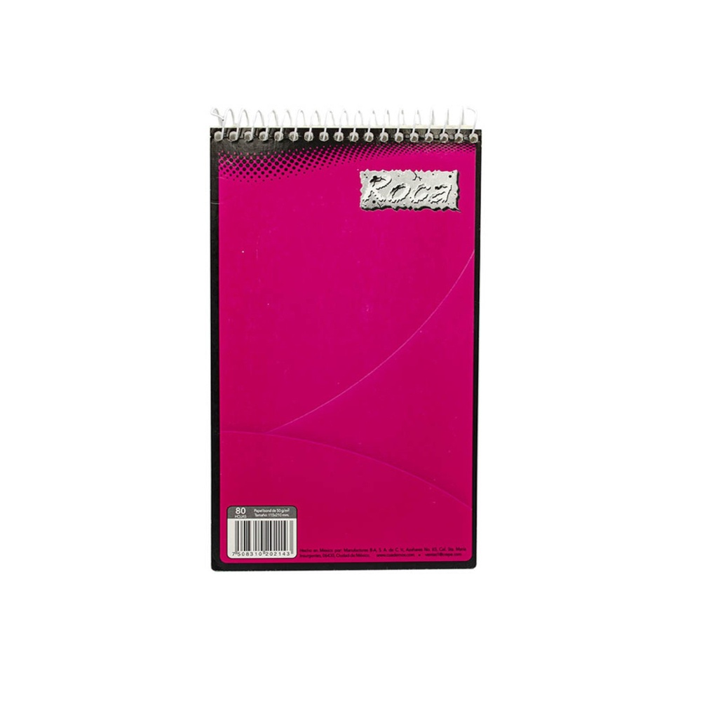 LIBRETA TAQUIGRAFIA ROCA GDE 11.5*21 80H