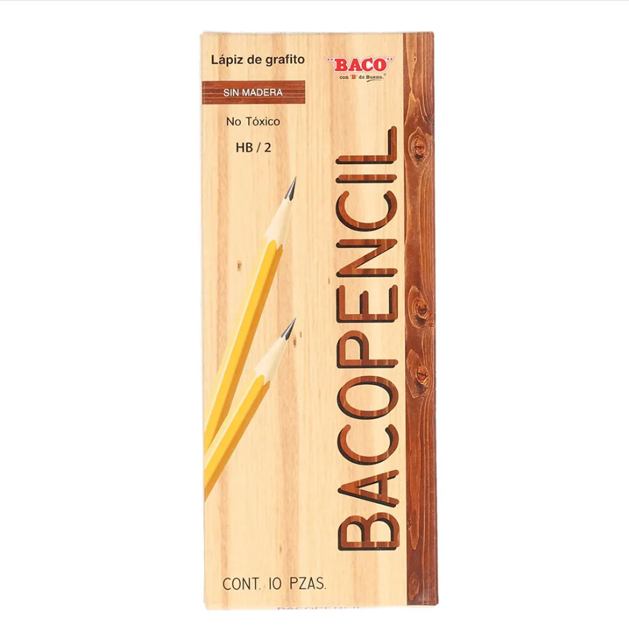 LAPIZ BACOPENCIL C/10 HB/2