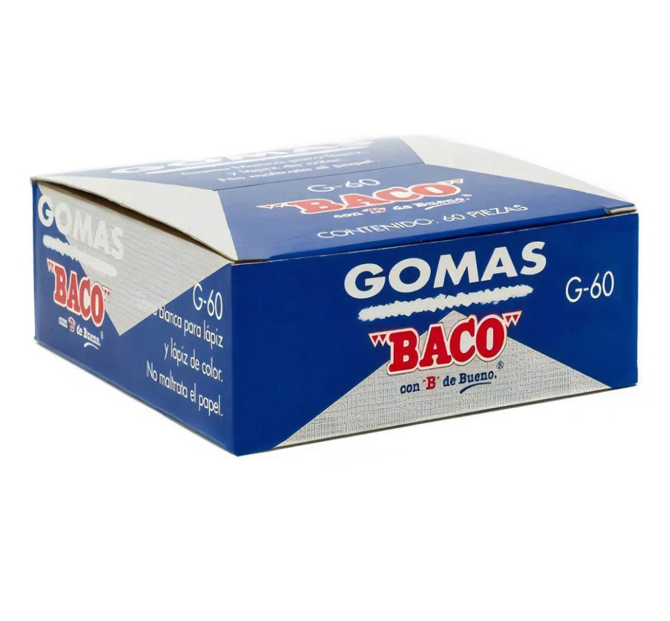 BORRADOR BACO BLANCO CHICO C/60     G-60