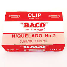 CLIP BACO NIQUELADO #2