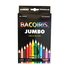 COLORES BACOIRIS JUMBO TRIANGULAR  C/12