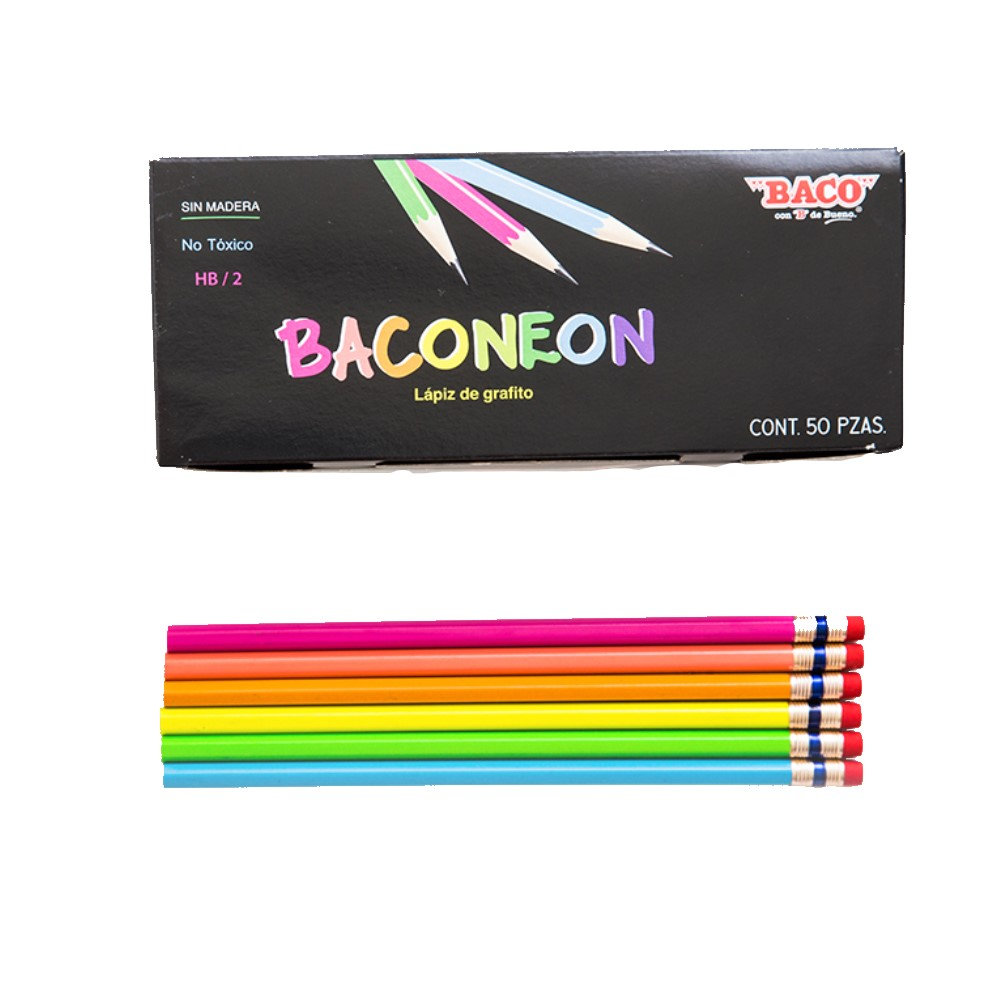 [BAC038477] LAPIZ BACO NEON DE GRAFITO