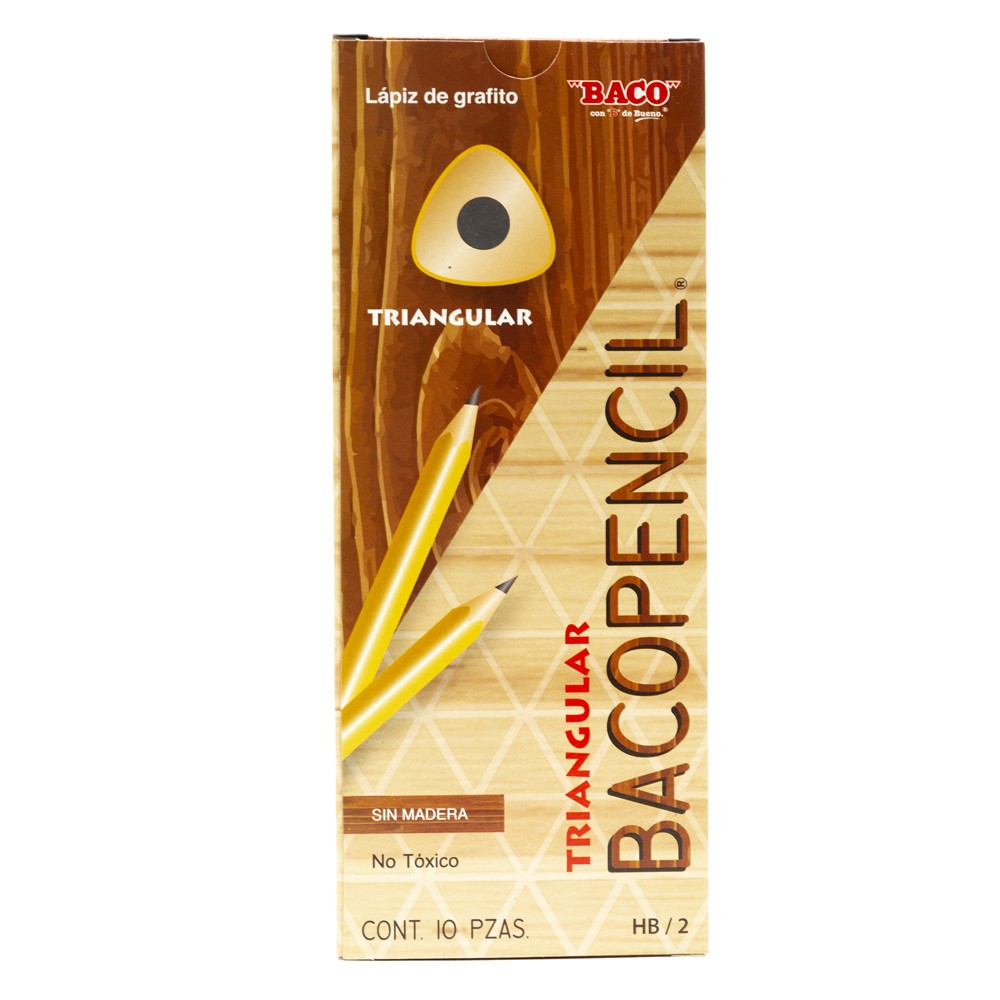 LAPIZ BACOPENCIL  TRIANGULAR DE GRAFITO