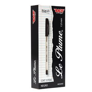 BOLIGRAFO BACO LE PLUME NEGRO
