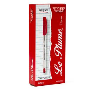 [BAC038474] BOLIGRAFO BACO LE PLUME ROJO