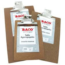 TABLA AGARRAPAPEL BACO T/CARTA MADERA