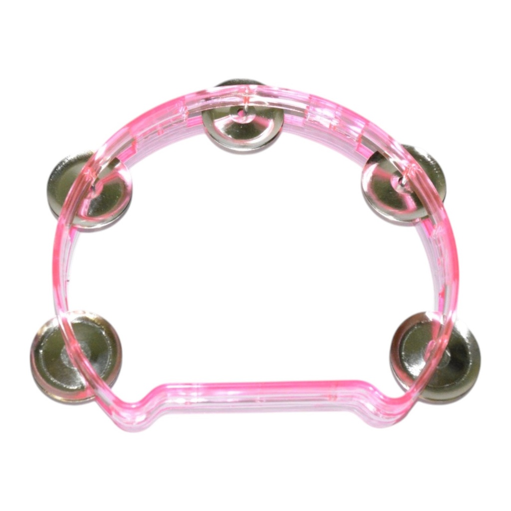 [038681] PANDERO MUSICAL MEDIANO (6.5 PULG) PLASTICO COL.