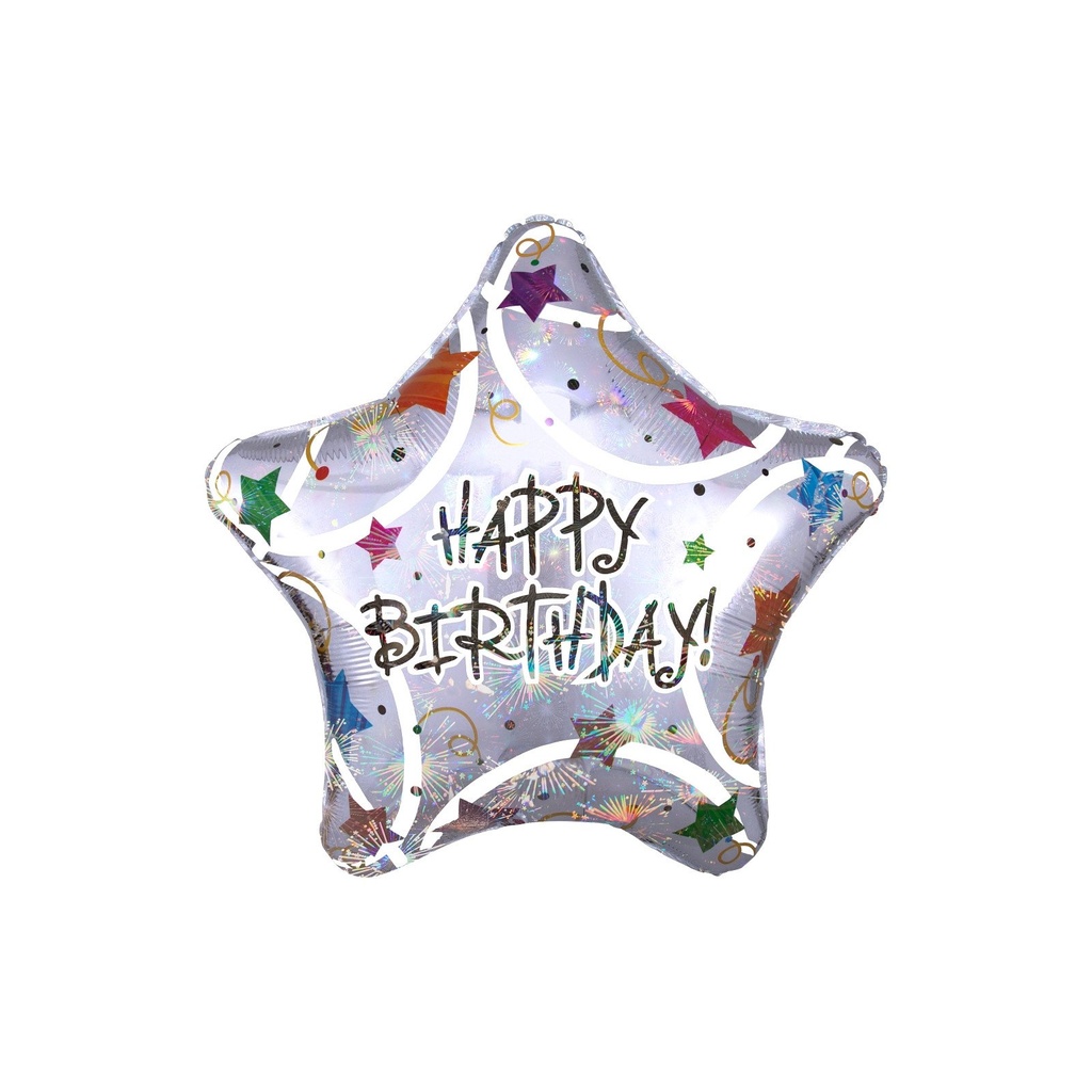 HAPPY BIRTHDAY STARS JUMBO