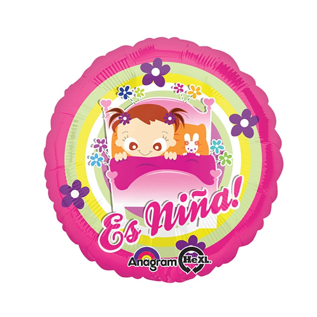 18C HX: ES NIÑA BABY GIRL IN BED STANDARD ANAGRAM
