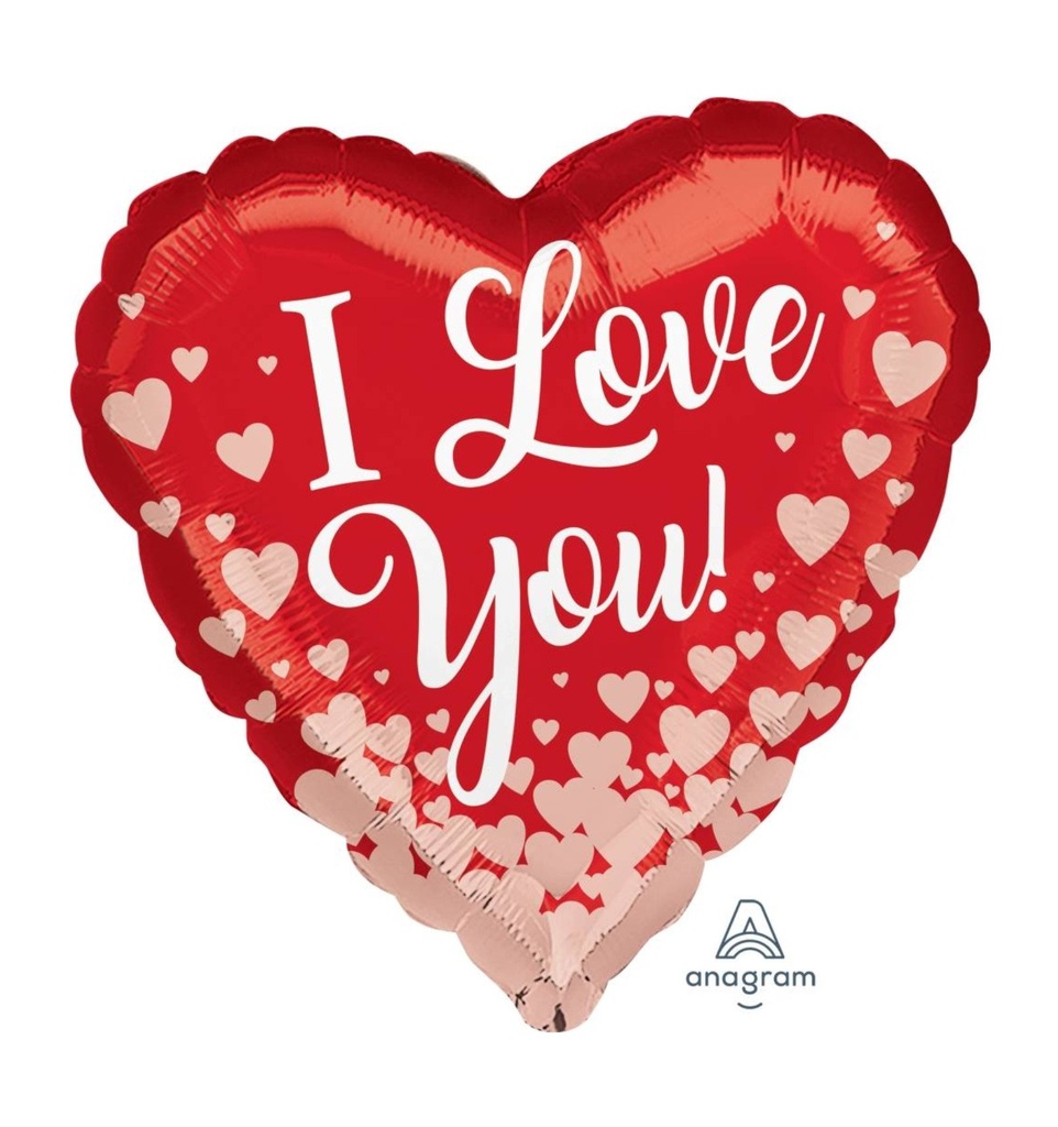 17H MET ROSE GOLD HEARTS STANDARD ANAGRAM HVD