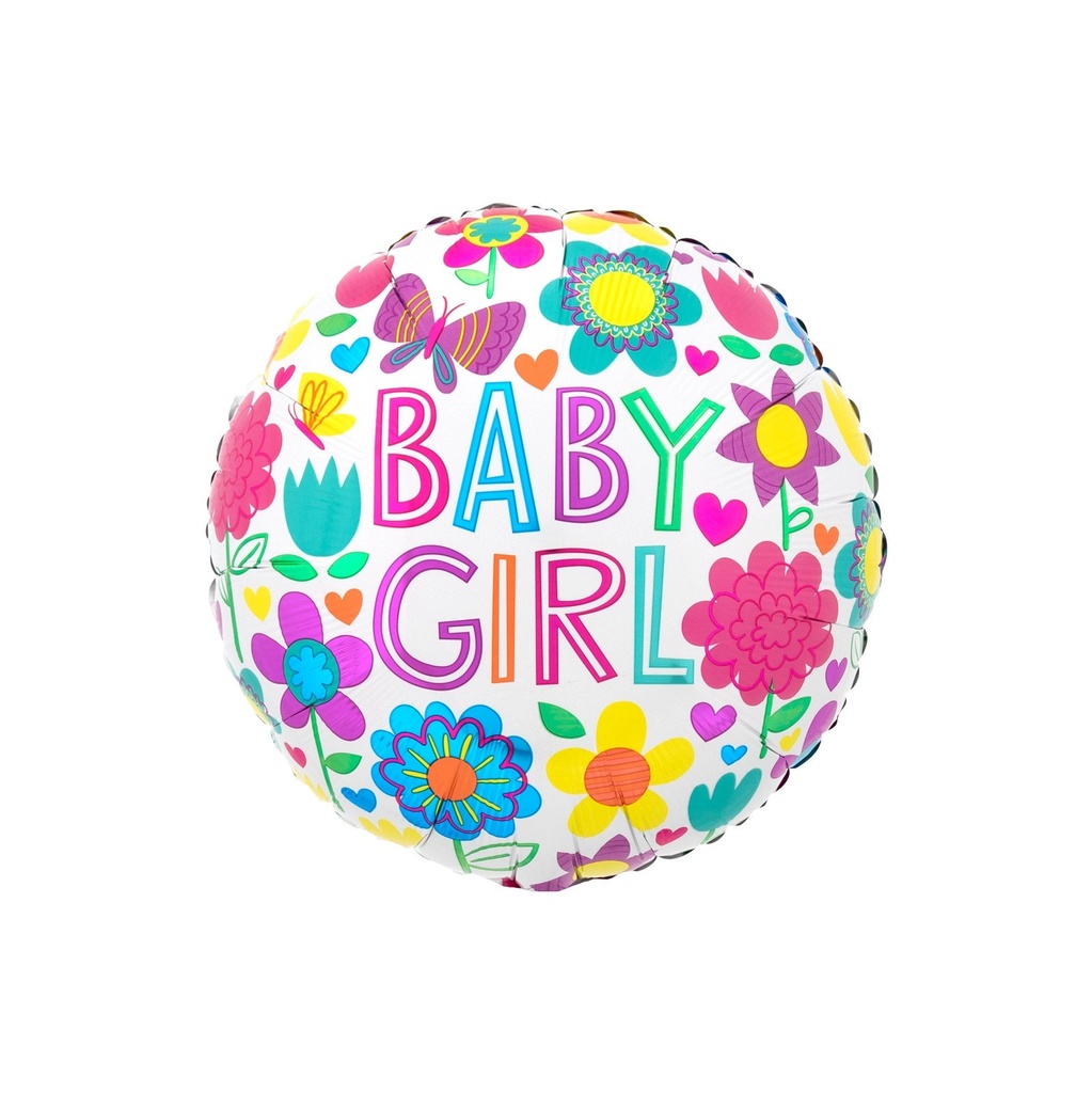 BABY GIRL FLORAL BUTTERFLY STANDARD ANAGRAM