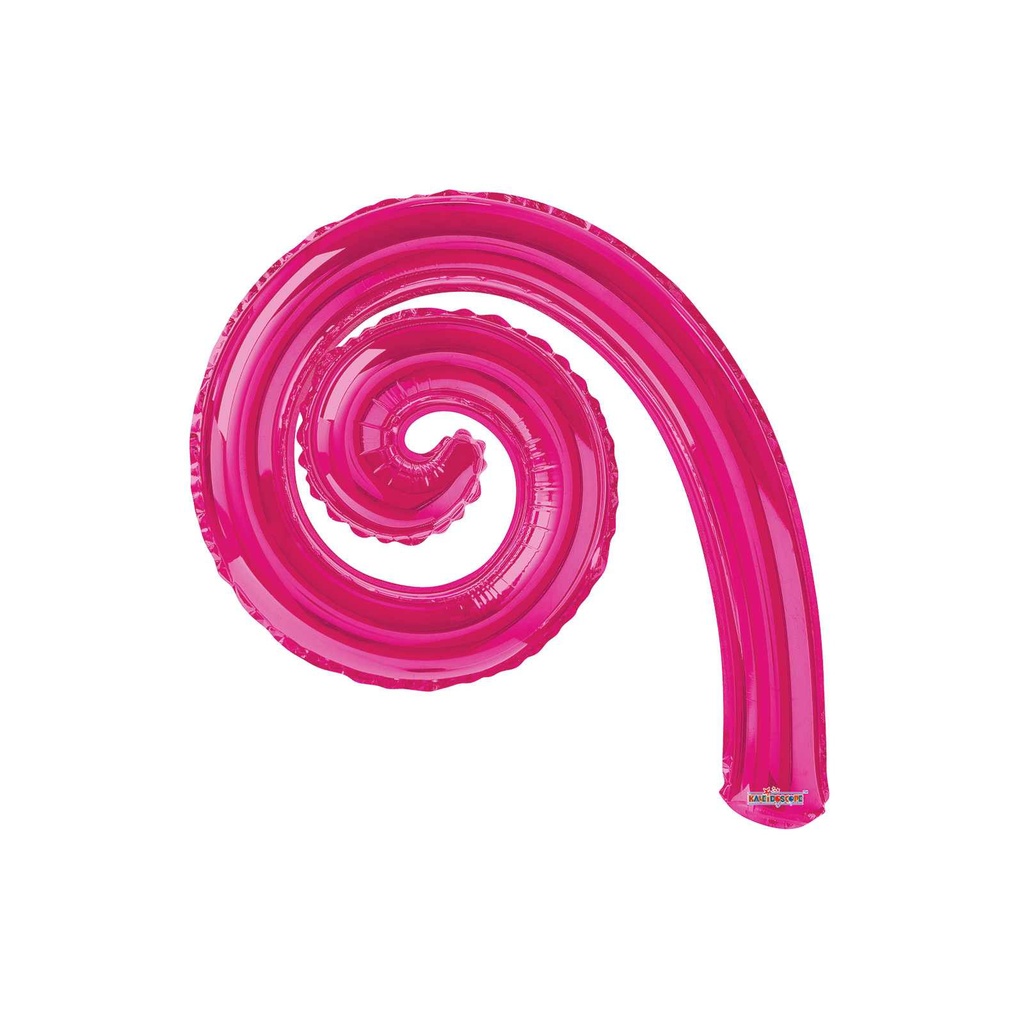 14 CURLY SPIRAL MAGENTA MINI SHAPE