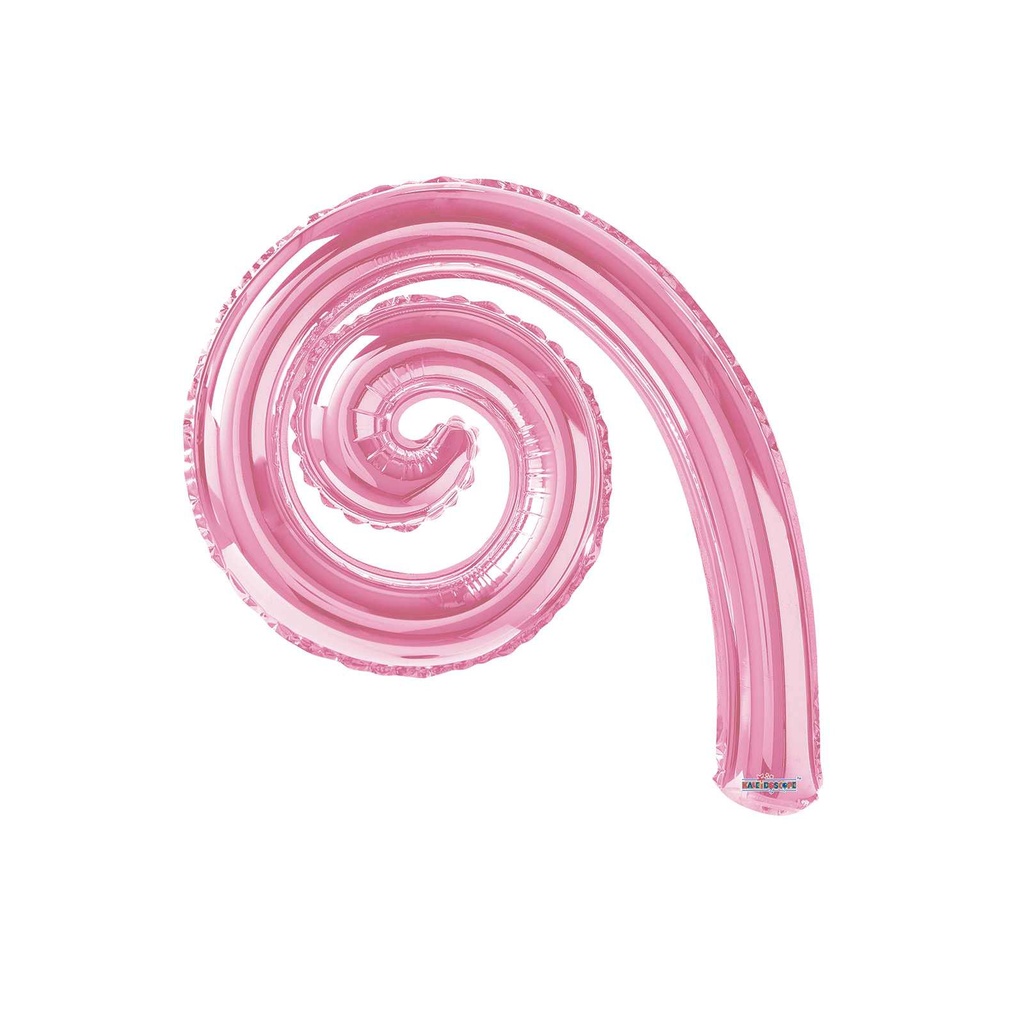 14 KURLY SPIRAL PINK MINI SHAPE