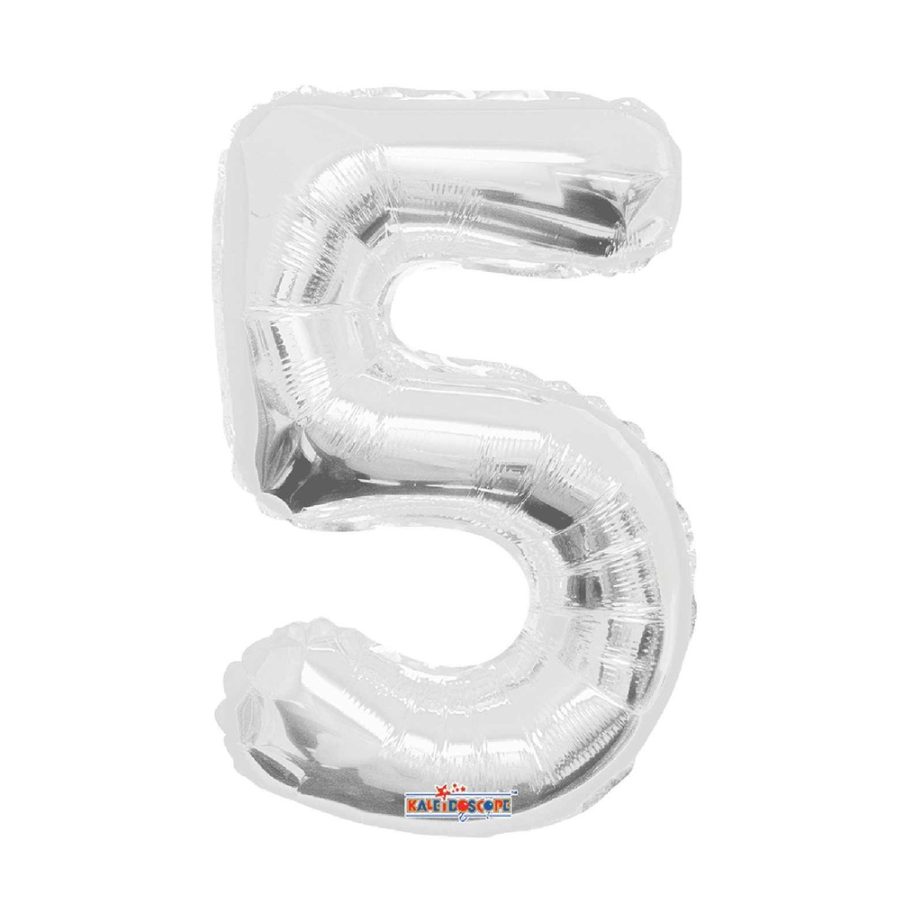 14 NUMERO #5 PLATA MINI SHAPE