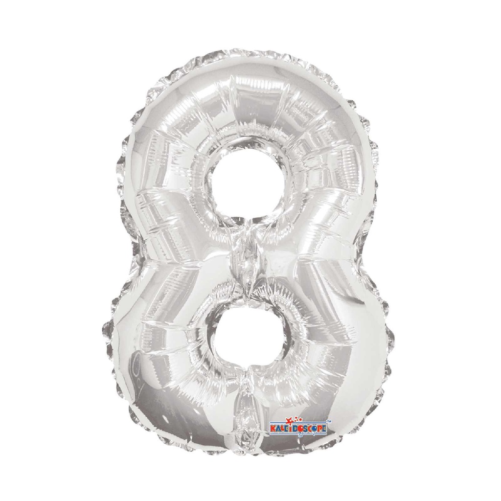 14 NUMERO #8 PLATA MINI SHAPE