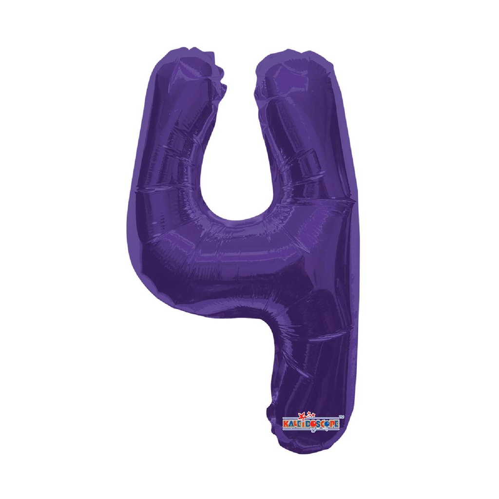14 NUMERO 4 MORADO MINI SHAPE