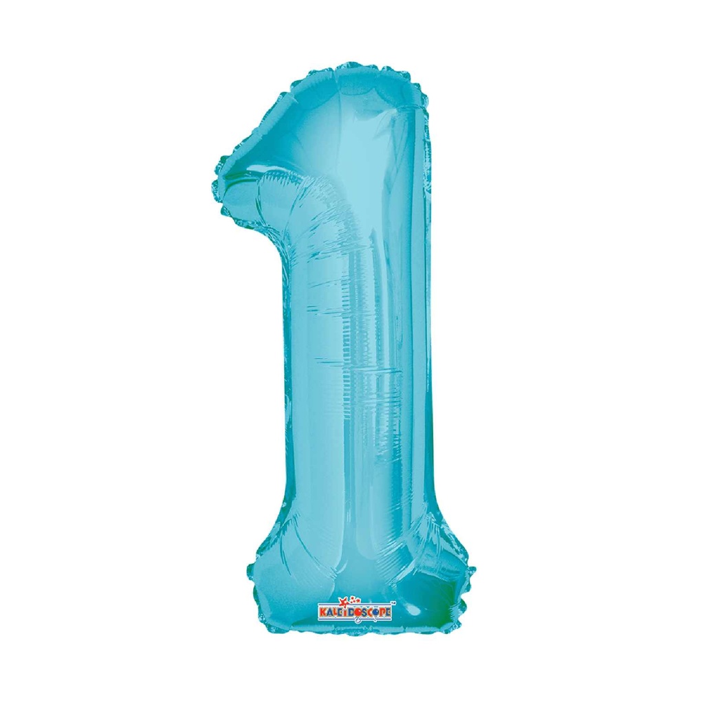 14 NUMERO #1 AZUL CELESTE MINI SHAPE