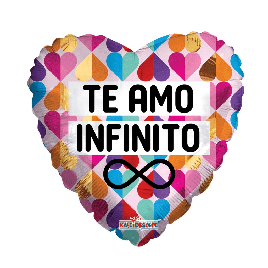 [CONV36078] 18" TE AMO INFINITO METALICO HVD