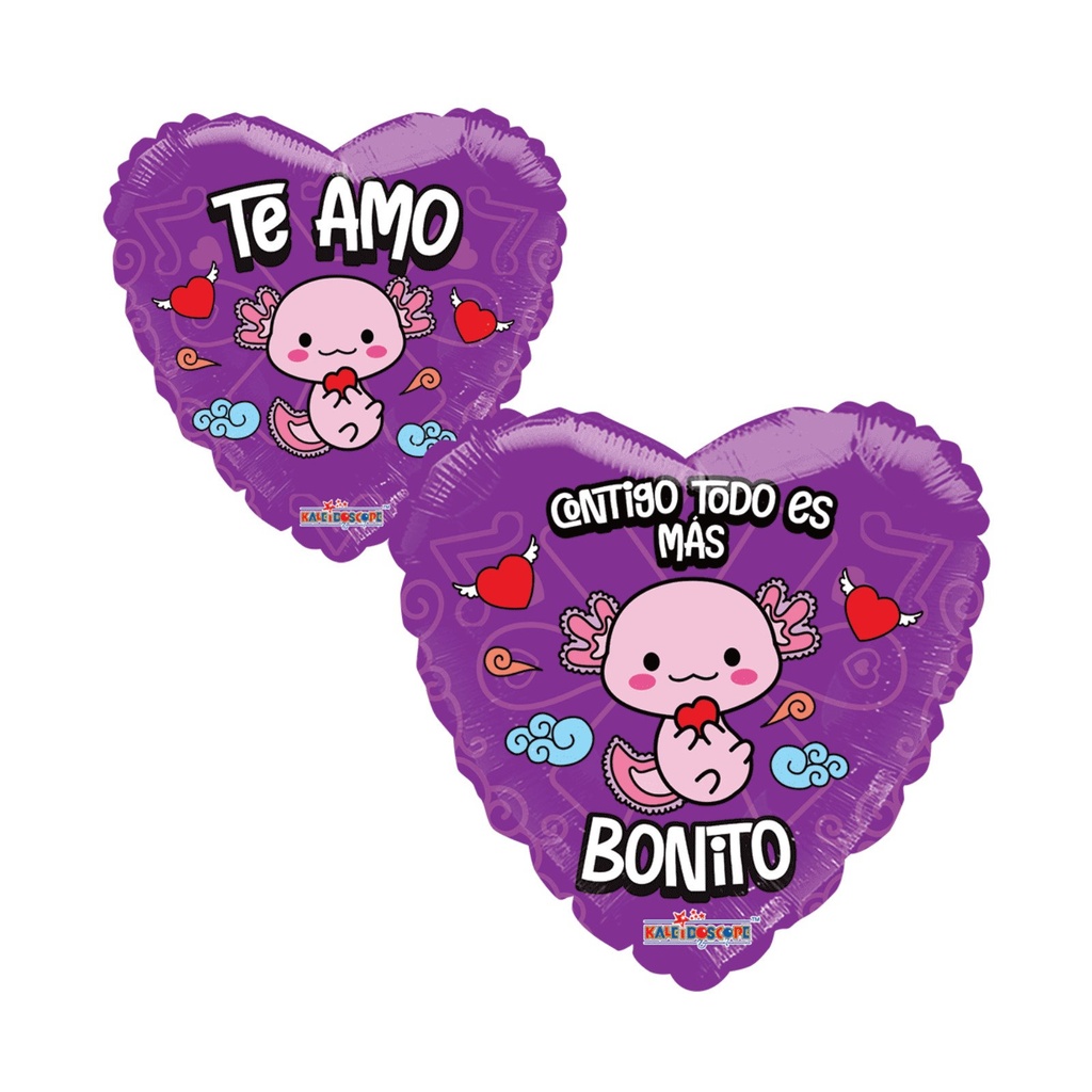 18" TE AMO AJOLOTITO METALICO HVD