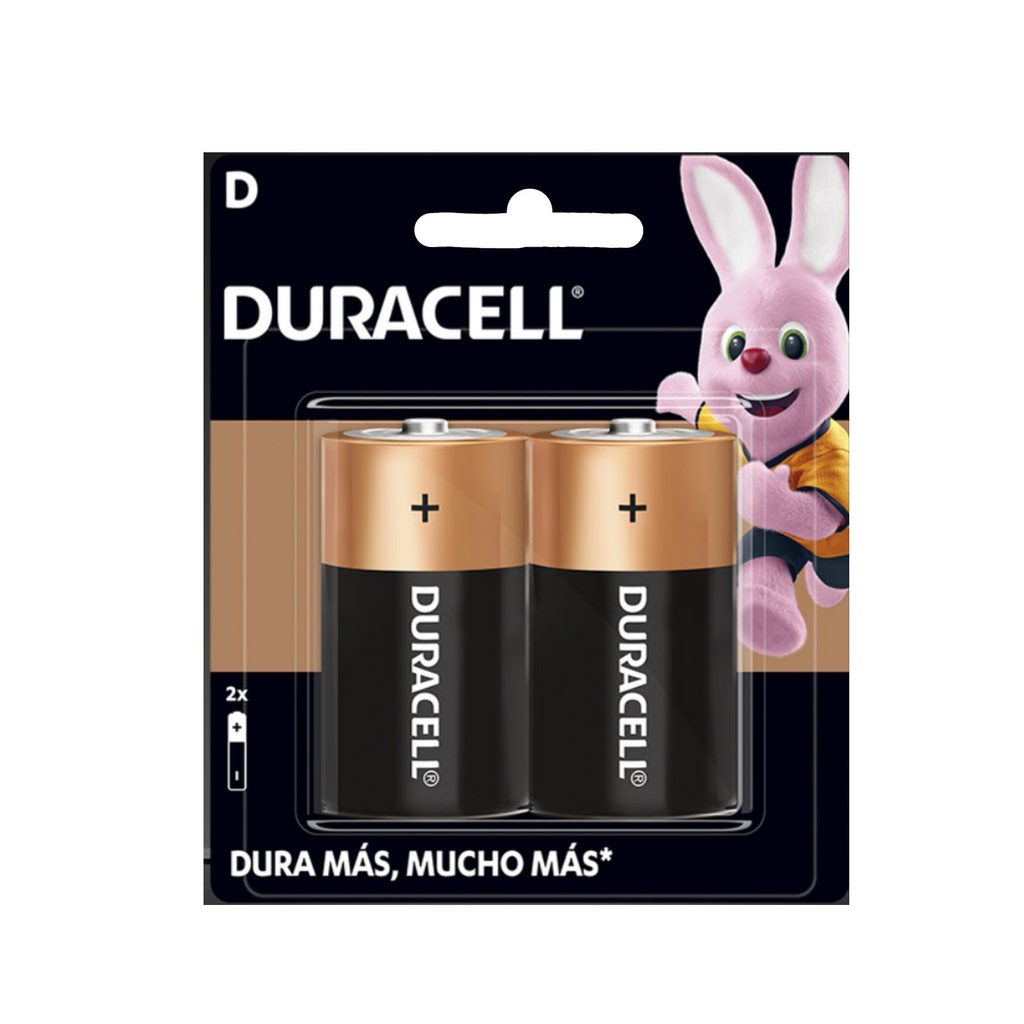 PILA D DURACELL C/2