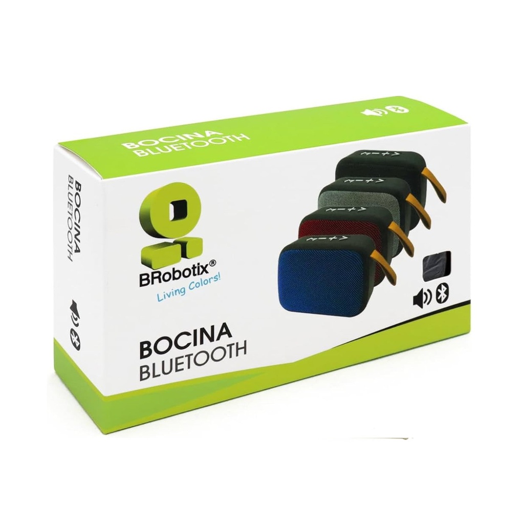 BOCINA BLUETOOTH FM/USB/TF SPKR NEGRO BROBOTIX