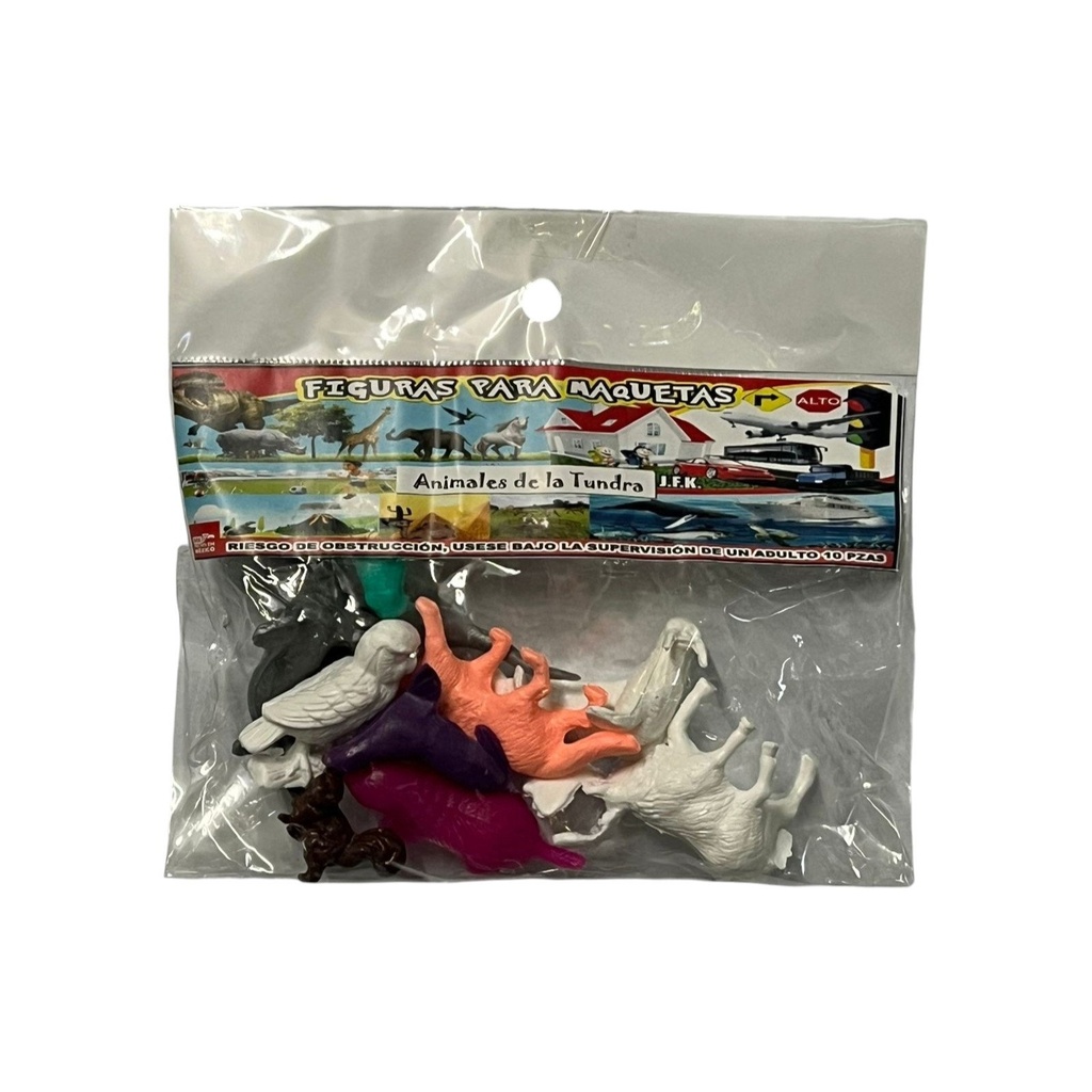 FIGURA NO 8 P/MAQUETA ANIMELES DE LA TUNDRA C/10PZAS