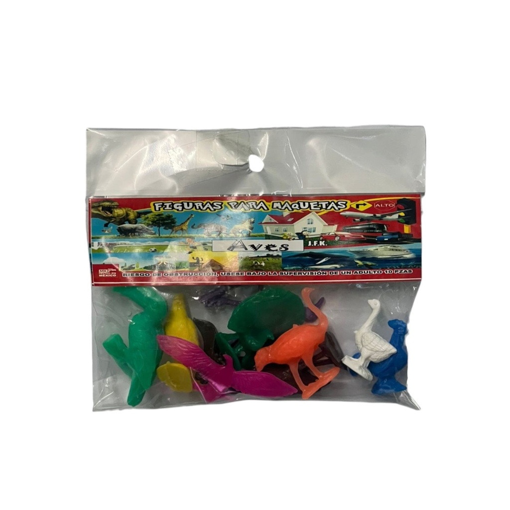 FIGURA NO 13 P/MAQUETA AVES C/10 PZAS