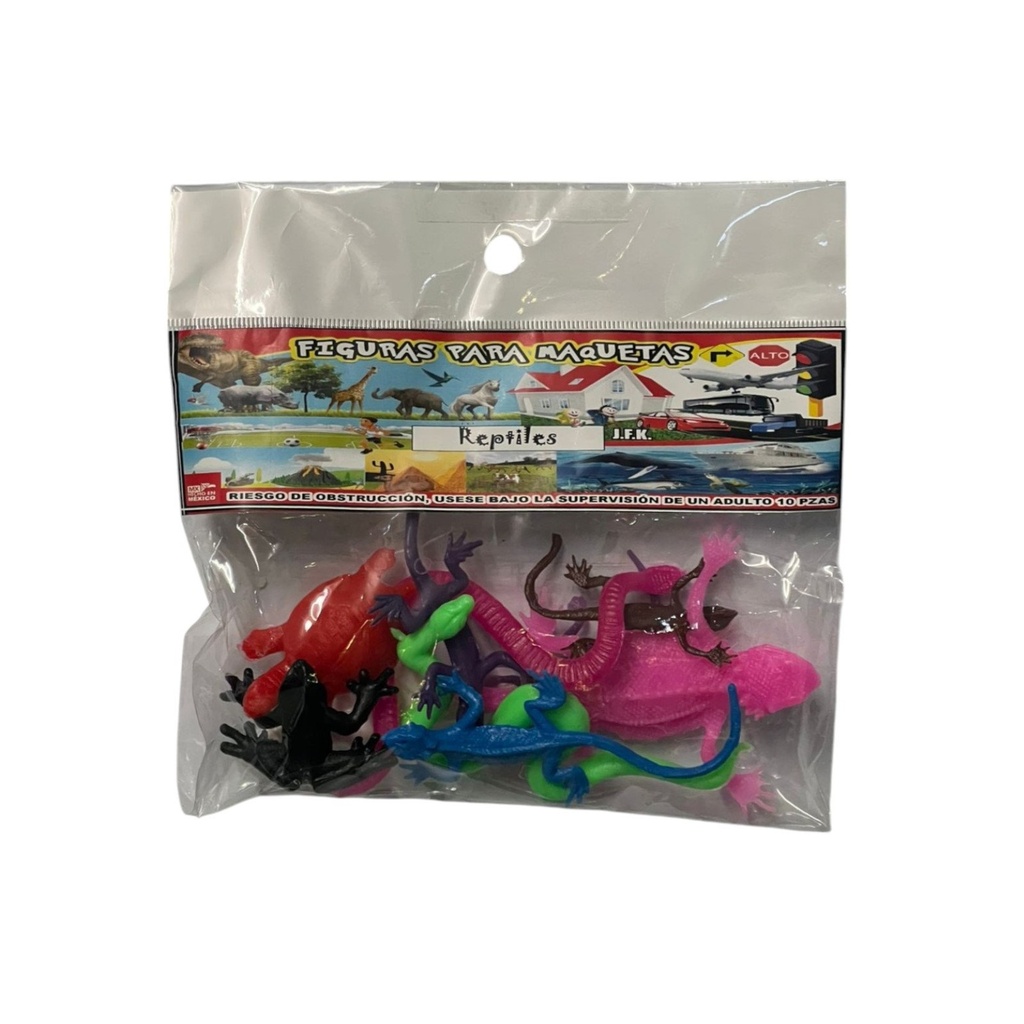 FIGURA NO 23 P/MAQUETA REPTILES C/10PZAS