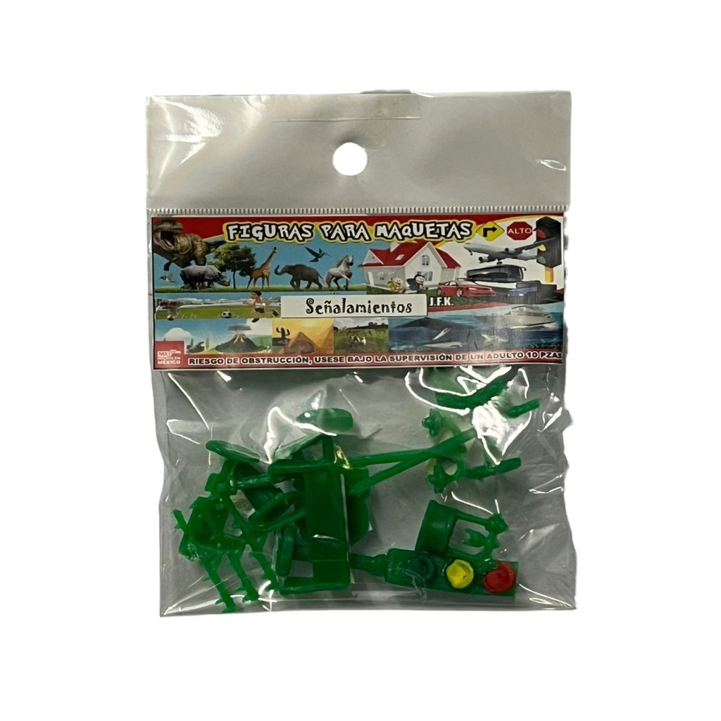 FIGURA NO 25 P/MAQUETA SEÑALAMIENTOS C/10PZAS