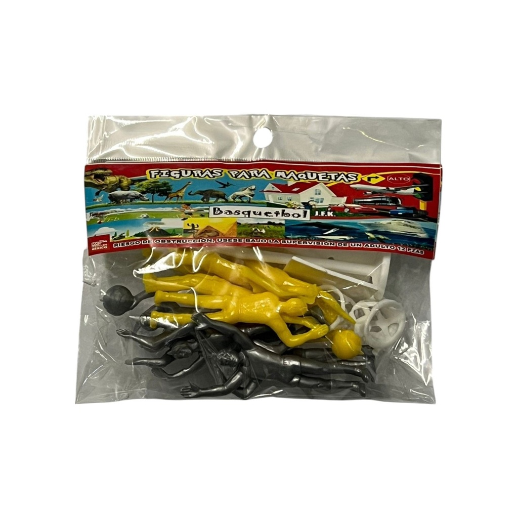 FIGURA NO 35 P/MAQUETA BASQUETBOL C/12PZAS