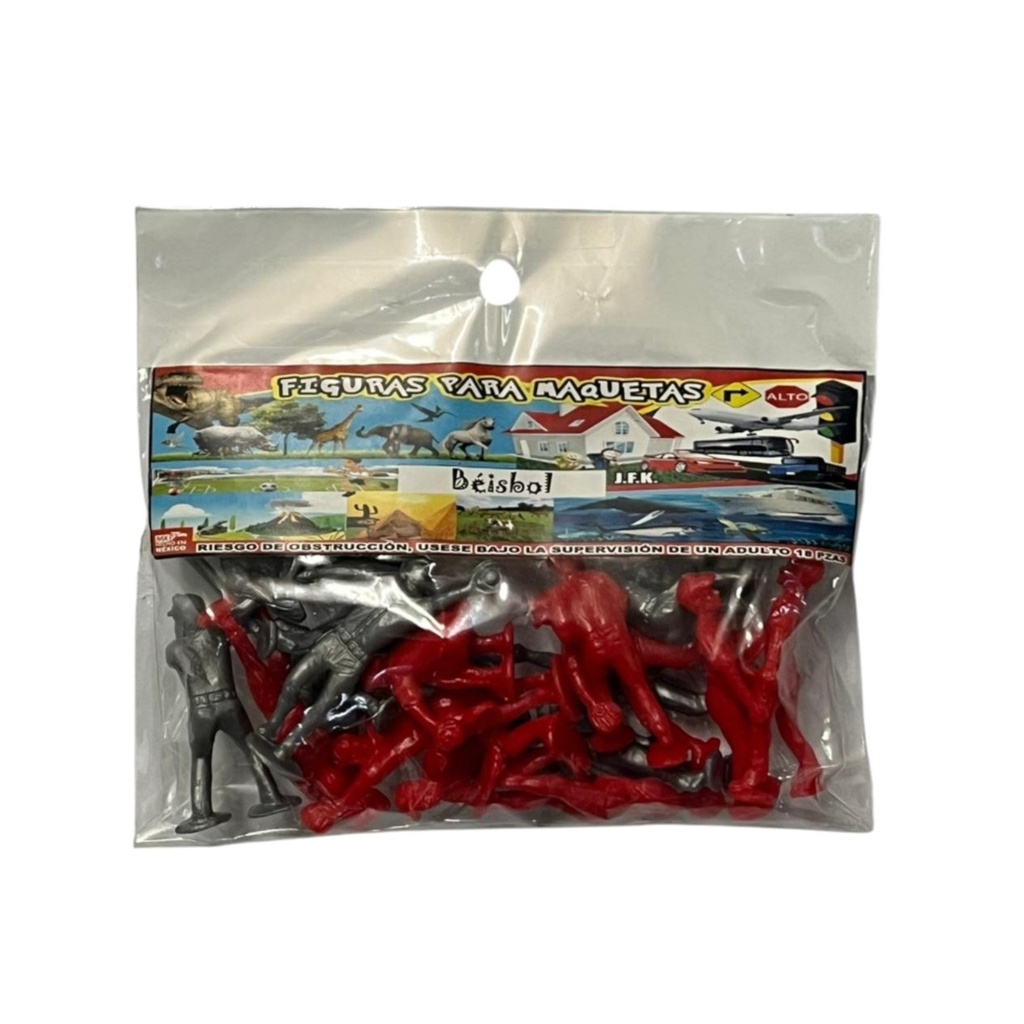 FIGURA NO 36 P/MAQUETA BEISBOL C/18PZAS