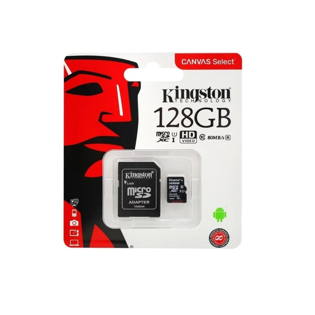 [KINF5200L] MICRO SDXC MEMORIA KINGSTON FLSH 128GB