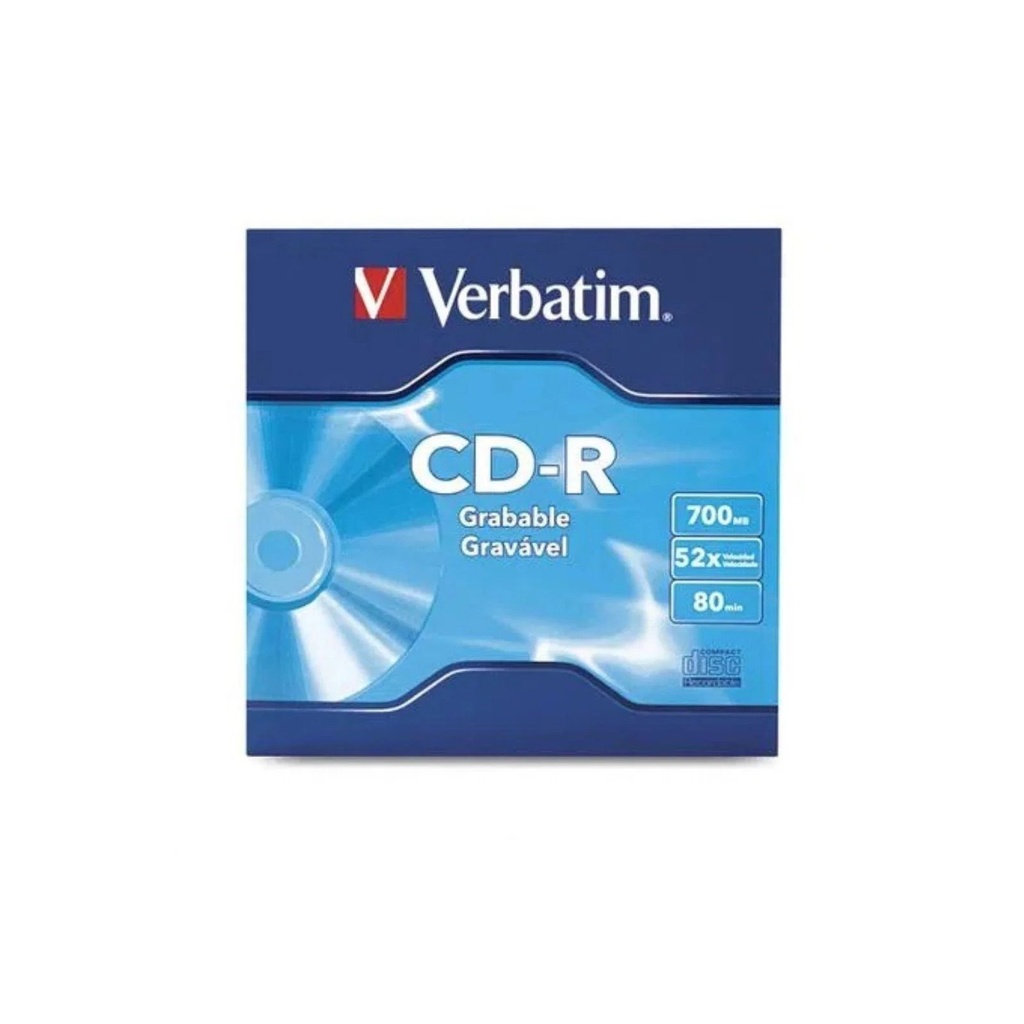 [VER-DIS-94776CD] CD-R SLIM CASE 700MB/80MIN INDIVIDUAL