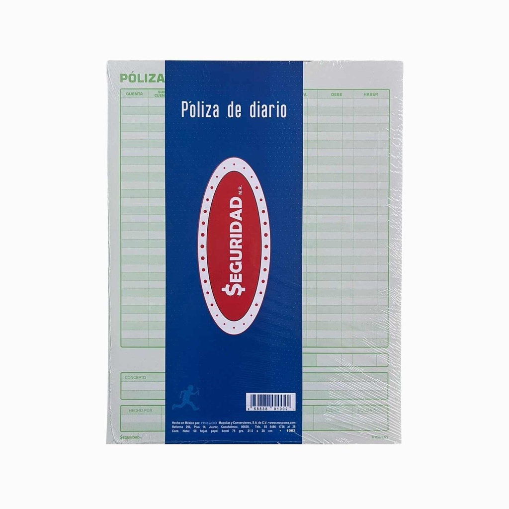 POLIZA DE DIARIO SEGURIDAD C/50 HJS MAYCO