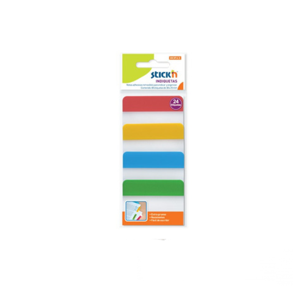 ETIQUETAS PARA INDICAR Y ORGANIZAR 38X51MM C/24
