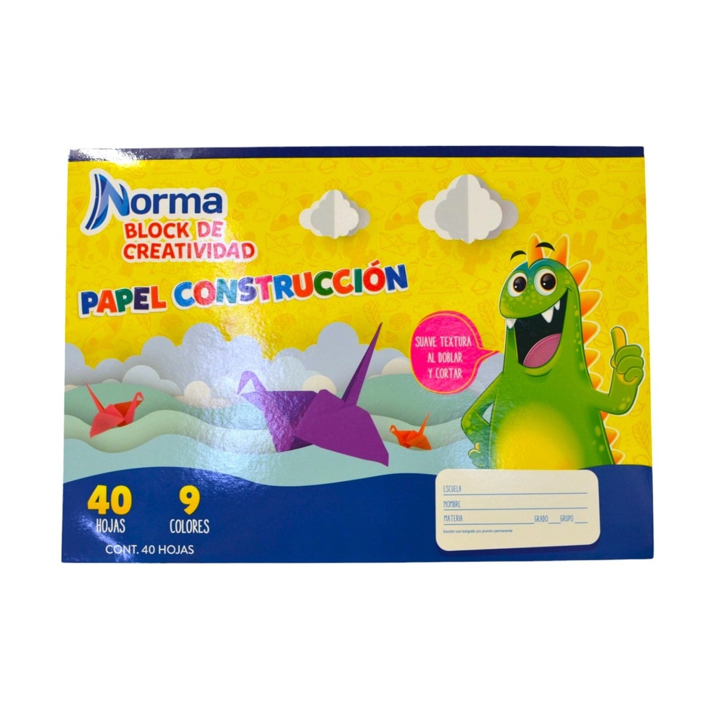 [534904] PAPEL CONSTRUCTIVO DOBLE CARTA NORMA   C/50HJS