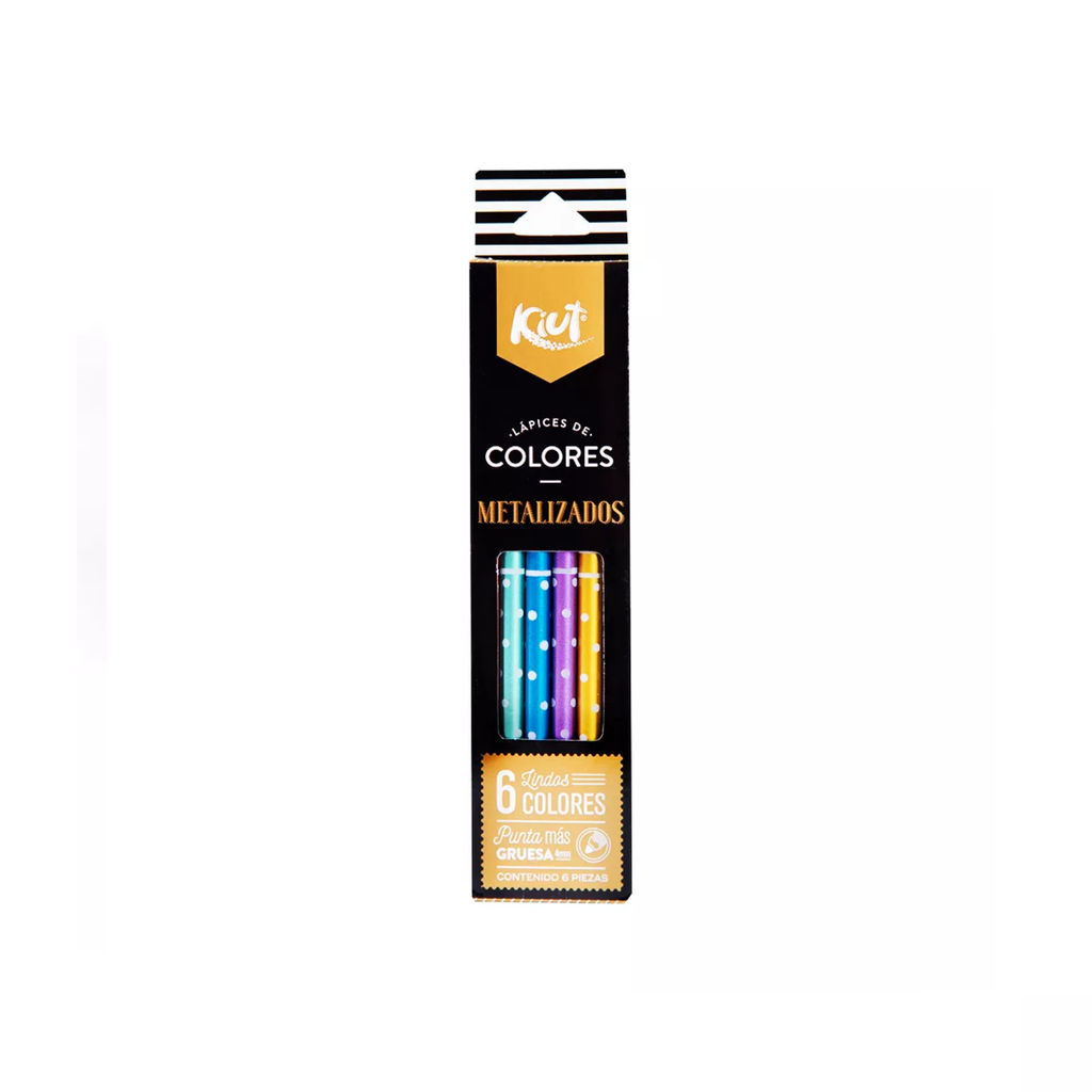 [550755] COLORES KIUT METALIZADOS C/6PZA