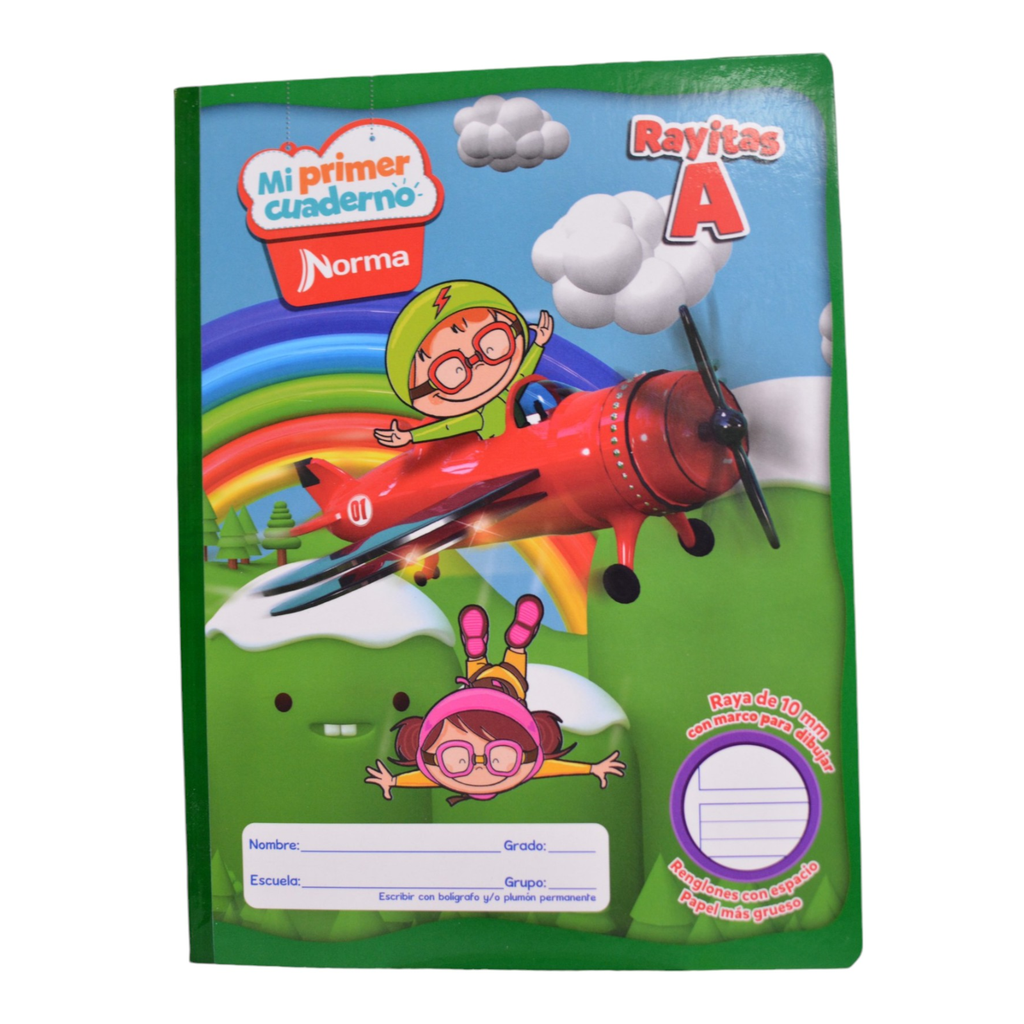 [580269] CUADERNO NORMA 580269 COSIDO MI PRIMER CUAD. RAYITAS A