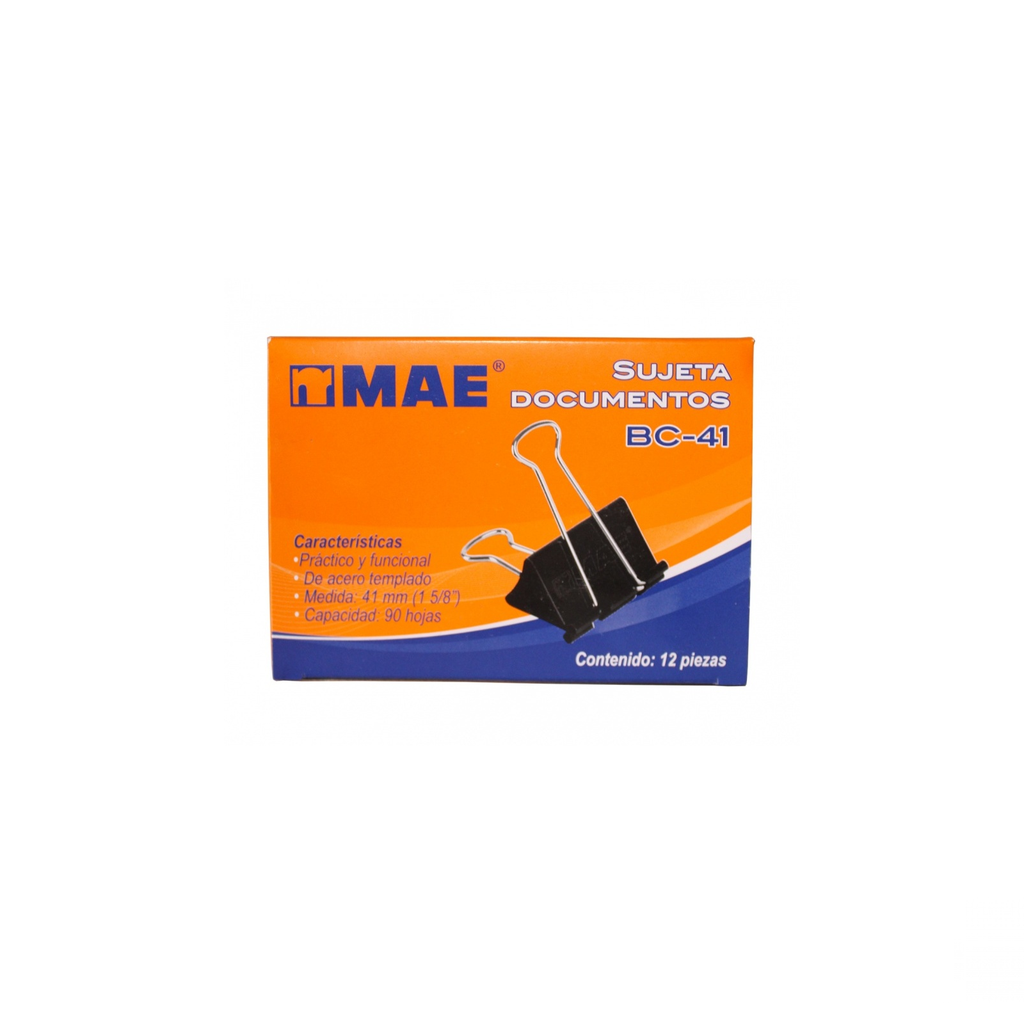 CLIP SUJETA DOCUMENTOS MAE BC-41