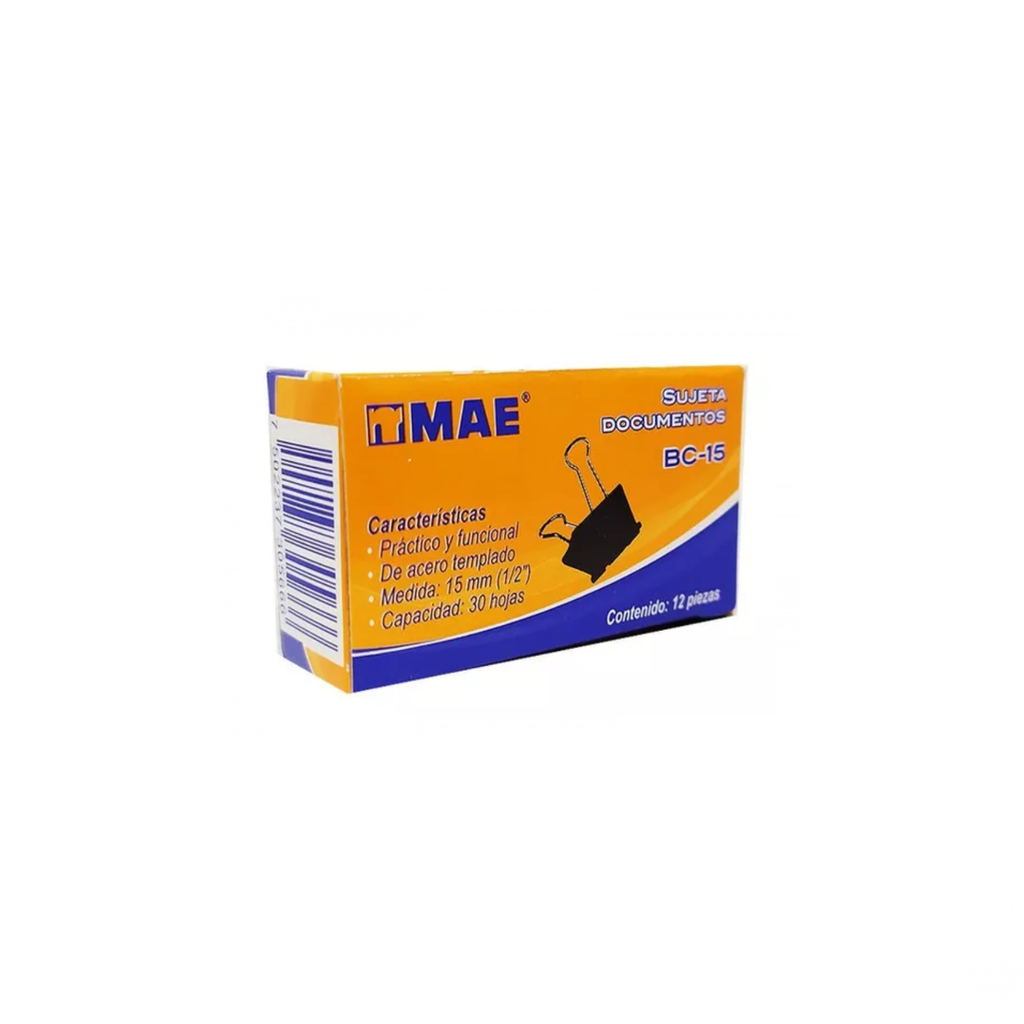 CLIP SUJETA DOCUMENTOS MAE BC-15