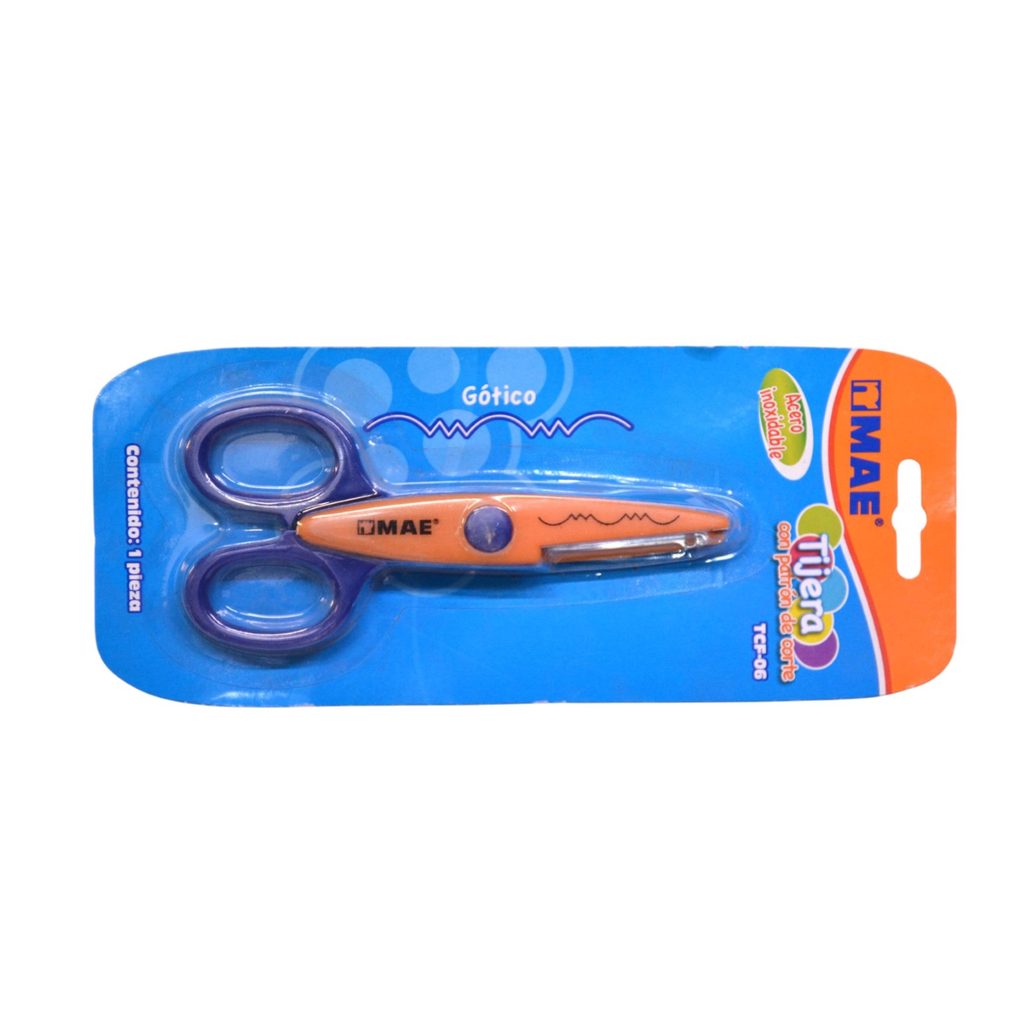 TIJERA CORTE GOTICO MAE TCF-06