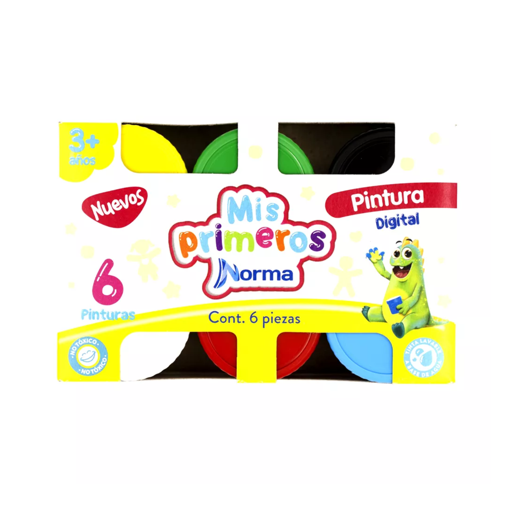[CAR545694] PINTUDEDITOS PINTURA DIGITAL C/6 PIEZAS 50G