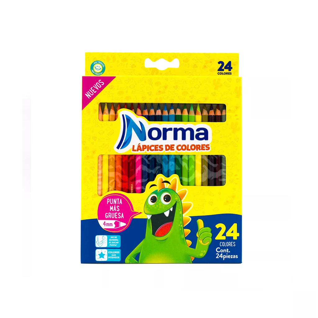 [CAR547073] LAPICES DE COLORES NORMA C/24