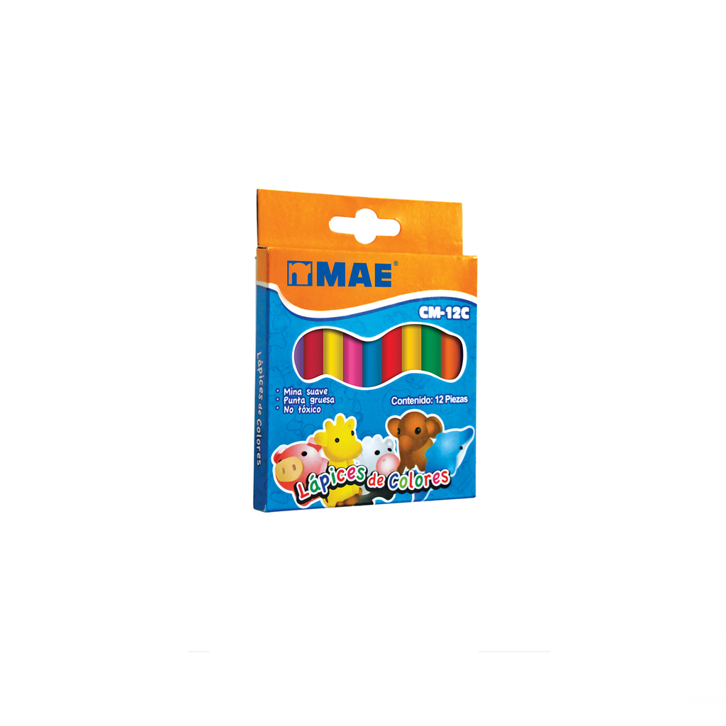 [CM-12C] COLORES MADERA MAE 12 CORTOS