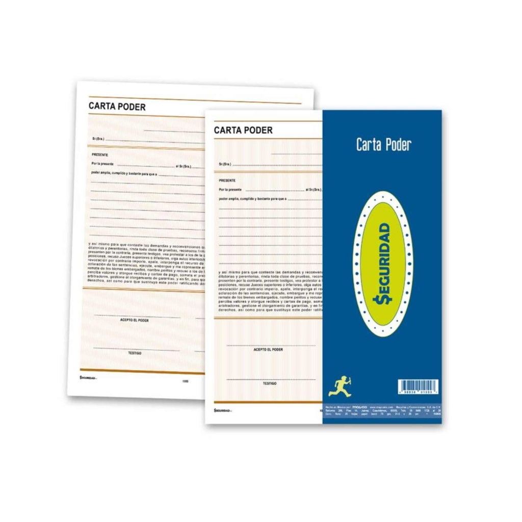 CARTA PODER SEGURIDAD C/25HJS MAYCO
