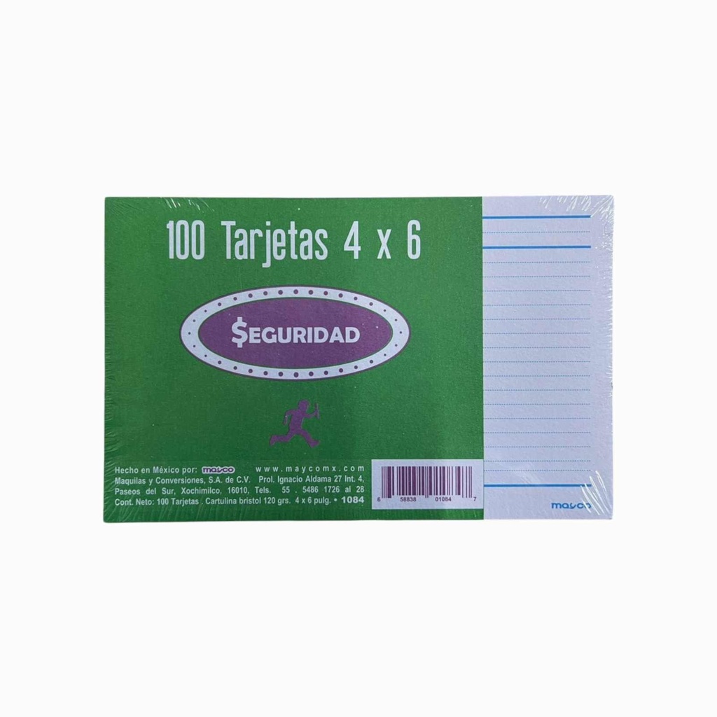 [MYC1084] FICHA MAYCO BIBLIOGRAFICA 4X6 RAYA