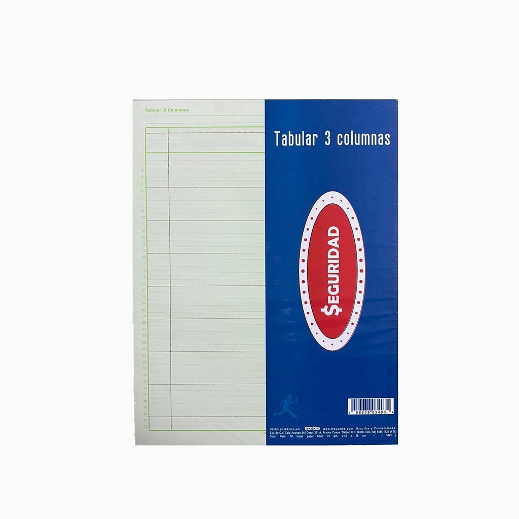 TABULAR MAYCO C/C 3 COLUMNAS