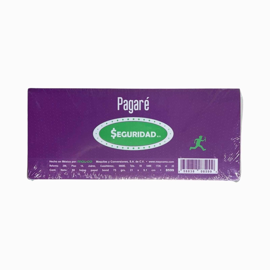 [MYC8599] PAGARE SIN TALON 50H MAYCO