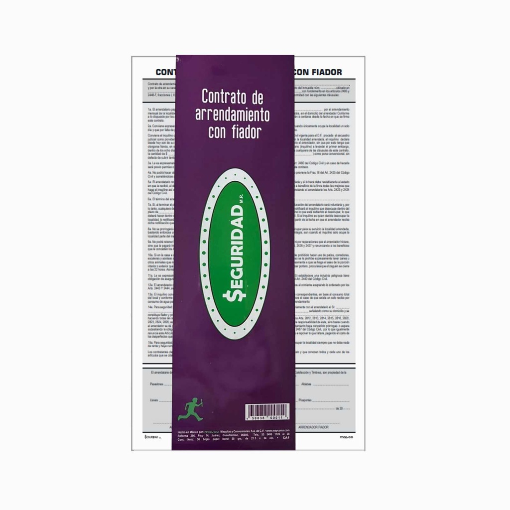 [MYCCA1] CONTRATO DE ARRENDAMIENTO C/50HJS MAYCO