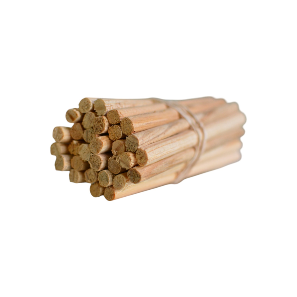 TARUGO DE MADERA C/30 PZAS  8 CM DELGAD